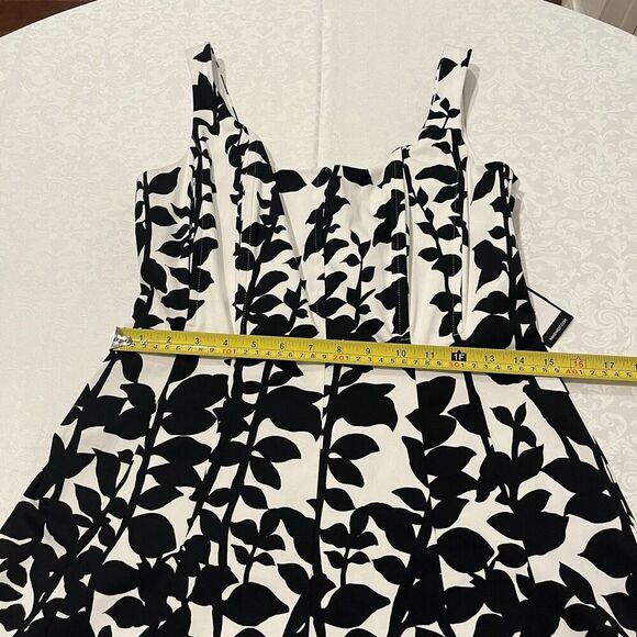 Nine West Fit and Flare Dress 6 Candy Tutu Floral Summer Party NWT - Picture 7 of 8